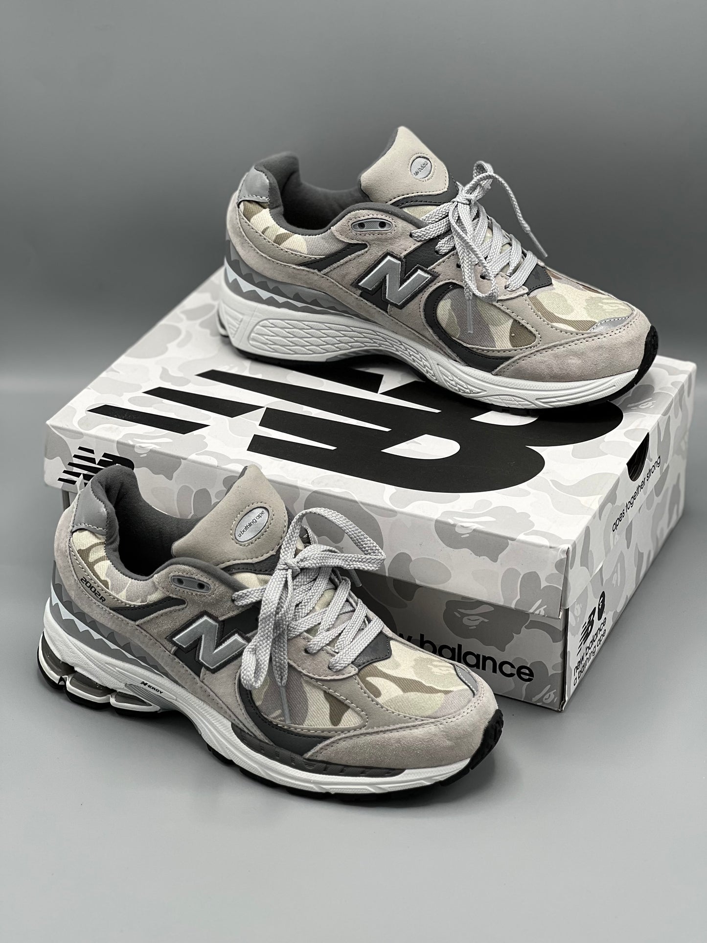 New Balance 2002R BAPE Grey