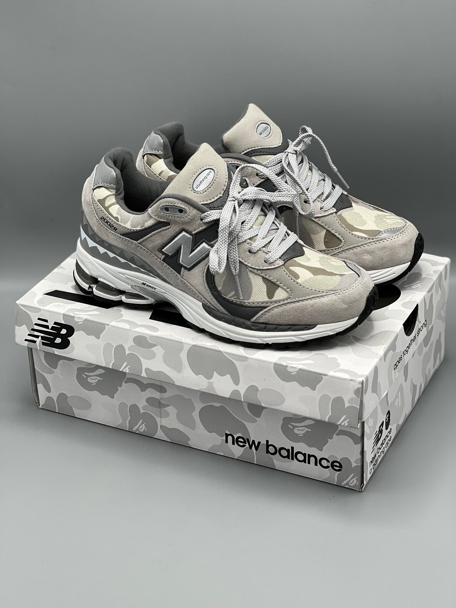 New Balance 2002R BAPE Grey FEIDCLOTHES new-balance-2002r-bape-grey-feidclothes